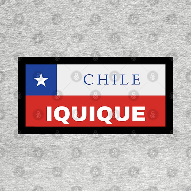 Iquique City in Chilean Flag by aybe7elf